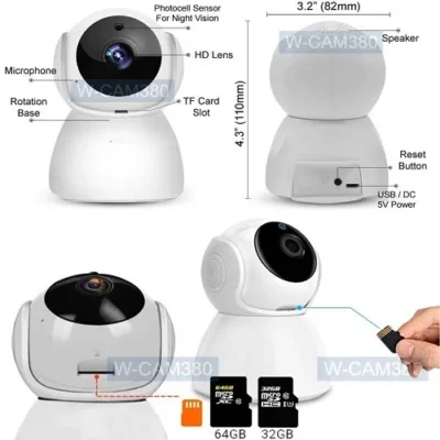 V380 Wifi kamera za nadzor dece, poslovnih prostorija