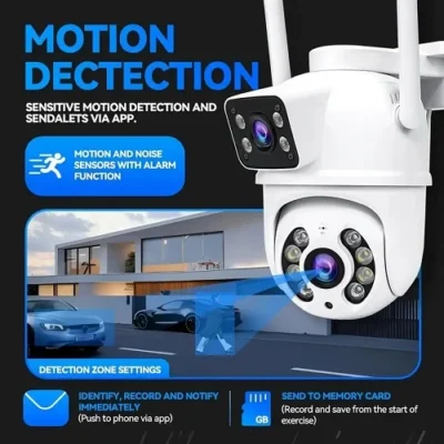 wifi kamera rotirajuća bela ptz kamera wifi