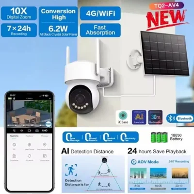wifi solarna kamera sa ulazom za sim