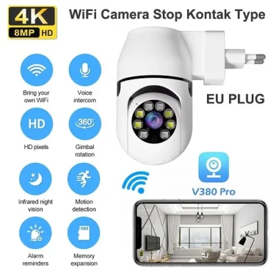 wifi kamera sa utičnicom za struju HD 8MP