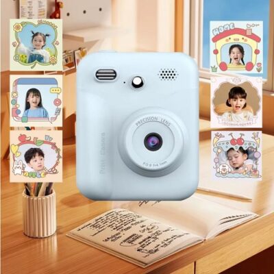 plavi fotoaparat za decu printer fotoaparat za decu