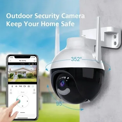 WiFi kamera za kuću i dvorište 4K 8MP PTZ