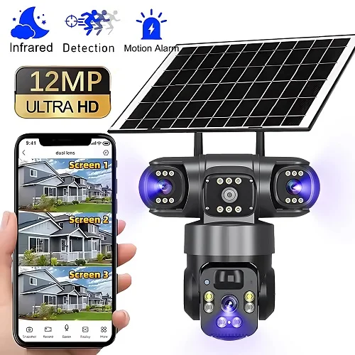 solarna wifi ptz kamera sa ulazom za SIM