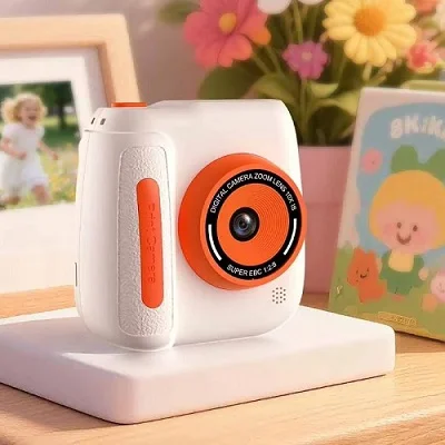 Fotoaparat za decu sa štampačem slika fotoaparat za decu x320 narandžasto beli