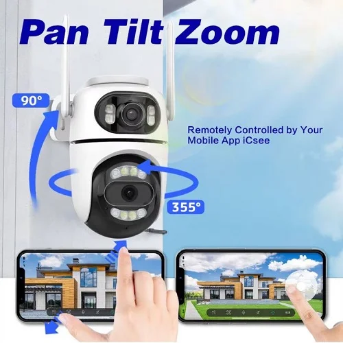 Pan tilt zoom kamera