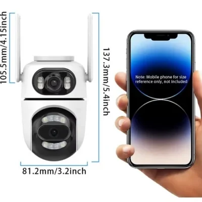 wifi ptz kamera dimenzije wifi ptz kamera bela rotirajuća