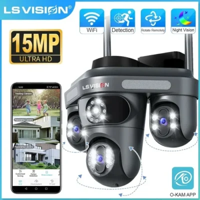 wifi PTZ kamera sa tri pokretljiva sočiva