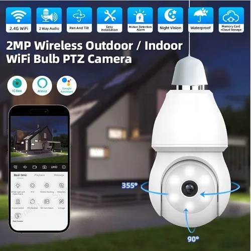 kamera sijalica rotirajuća sa PTZ kontrolom