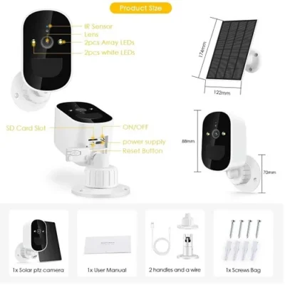 wifi solarna kamera mini solarna kamera specifikacije