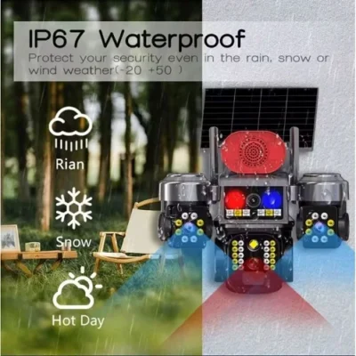 Q2 wifi kamera PTZ sa tri sočiva