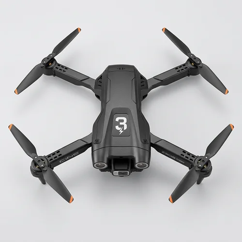 Dron Z908 pro u letu iznad trave sa otvorenim kracima i prednjom kamerom