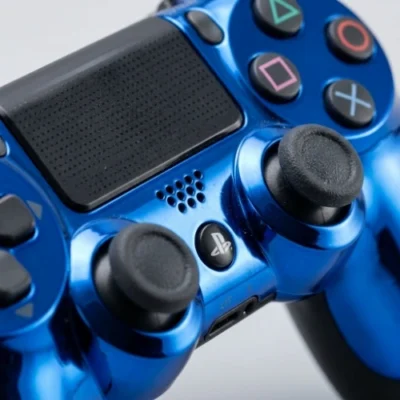 Džojstik za PS4 plavi metalik bežični kontroler