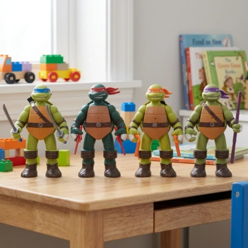 Nindža kornjače set od 4 figurice sa oružjem (12cm)