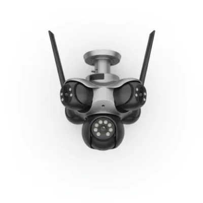 wifi-ptz-kamera-sa-5-sociva-20mp-4k-ultra-hd-sistem-5 sadržaj kutije i ikone funkcija na ambalaži kamere