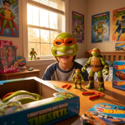 Nindža kornjače set dve figurice i maska