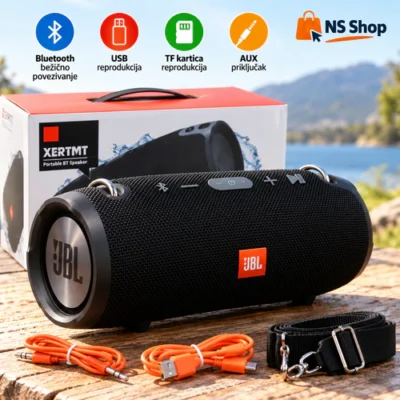 Bluetooth zvučnik sa kaišem, USB i AUX kablovima