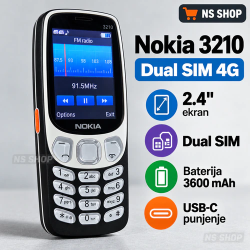 nokia-3210-4g-dual-sim-3600mah-main Nokia 3210 4G Dual SIM sa ekranom 2.4 inča, baterijom 3600 mAh i USB-C punjenjem