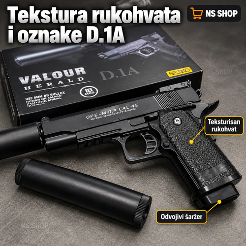sehiko-d1a-nsshop-004-closeup-1 SEHIKO D.1A detalj teksturisanog rukohvata i odvojivog šaržera